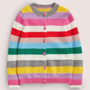 Mini Boden Rainbow Stripe Cardigan